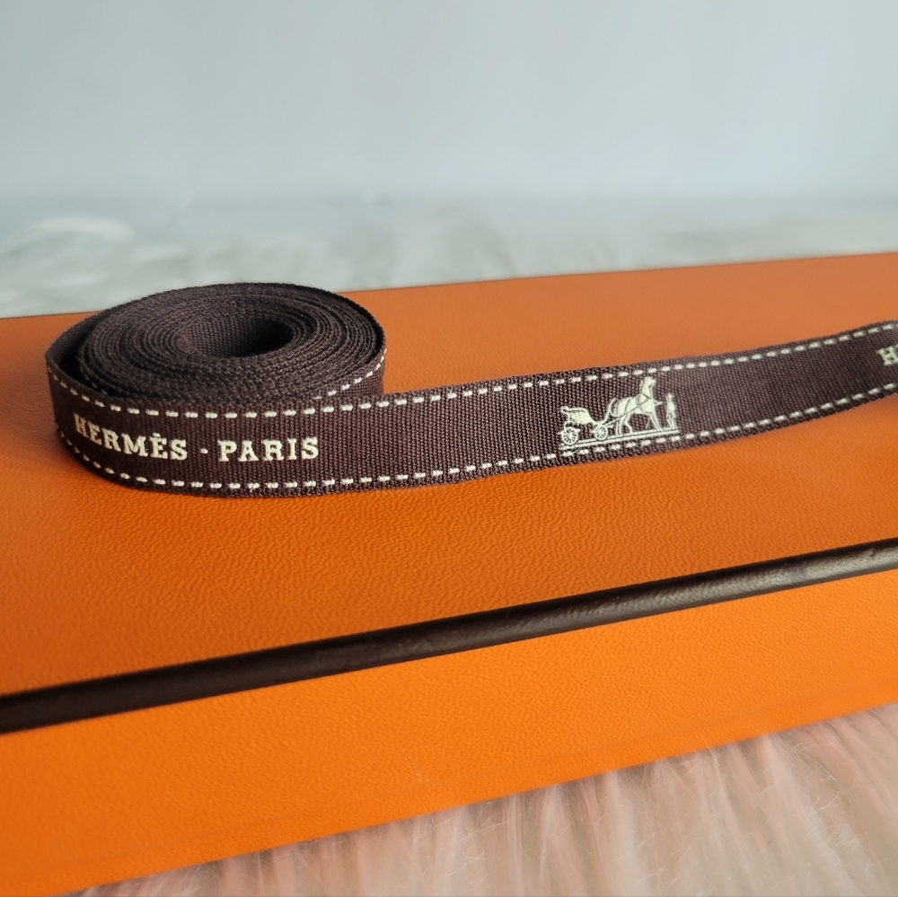 Hermès Ribbon 53" Long New - Picture 4 of 4